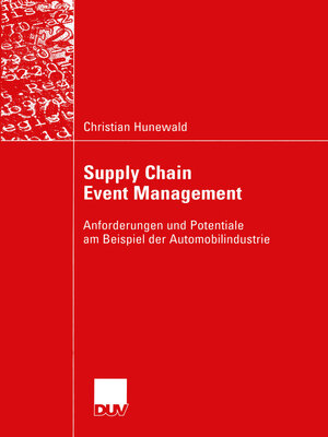 cover image of Supply Chain Event Management